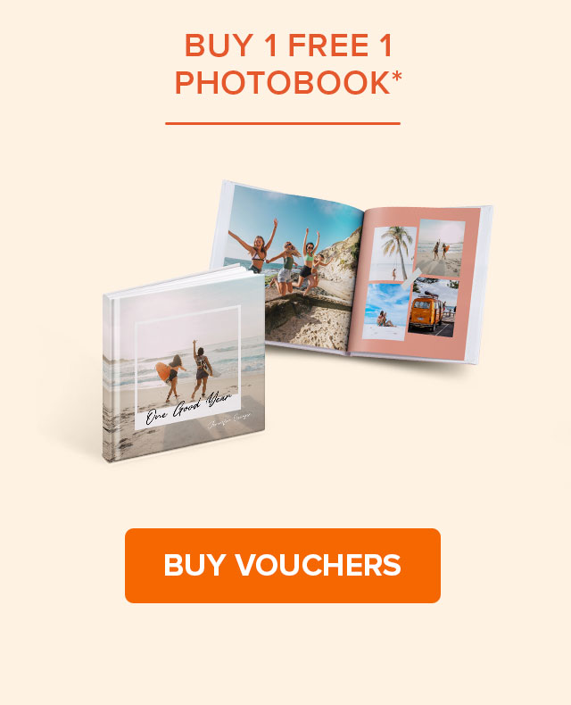 BUY 1 FREE 1 PHOTOBOOK